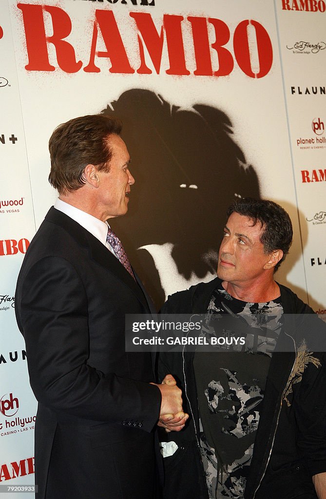 California Governor Arnold Schwarzenegger and actor Sylvester... News
