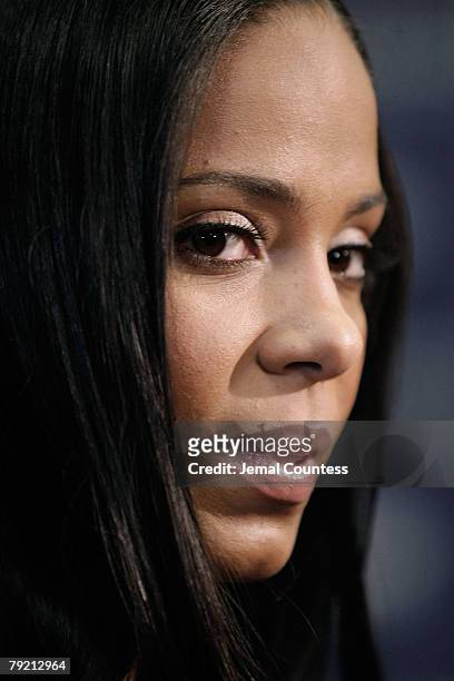 Actress Sanaa Lathan attends the premiere of "A Raisin In The Sun" at the Eccles Theatre during the 2008 Sundance Film Festival on January 23, 2008...
