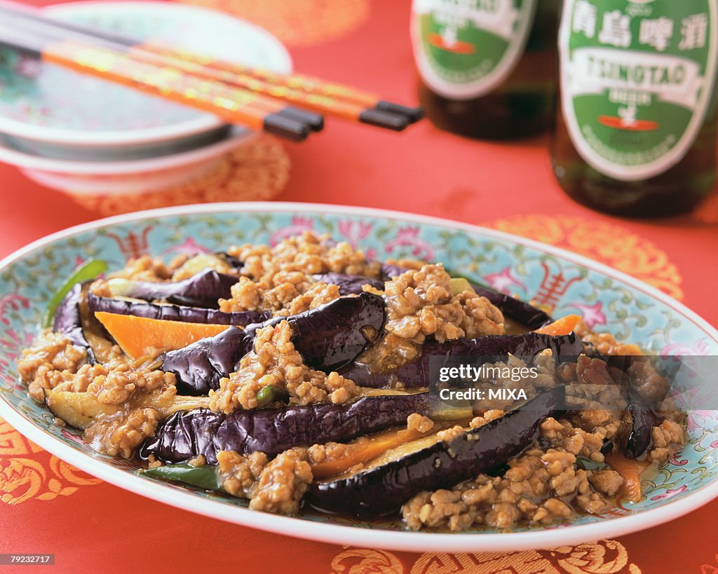 Eggplant with Minced Meat