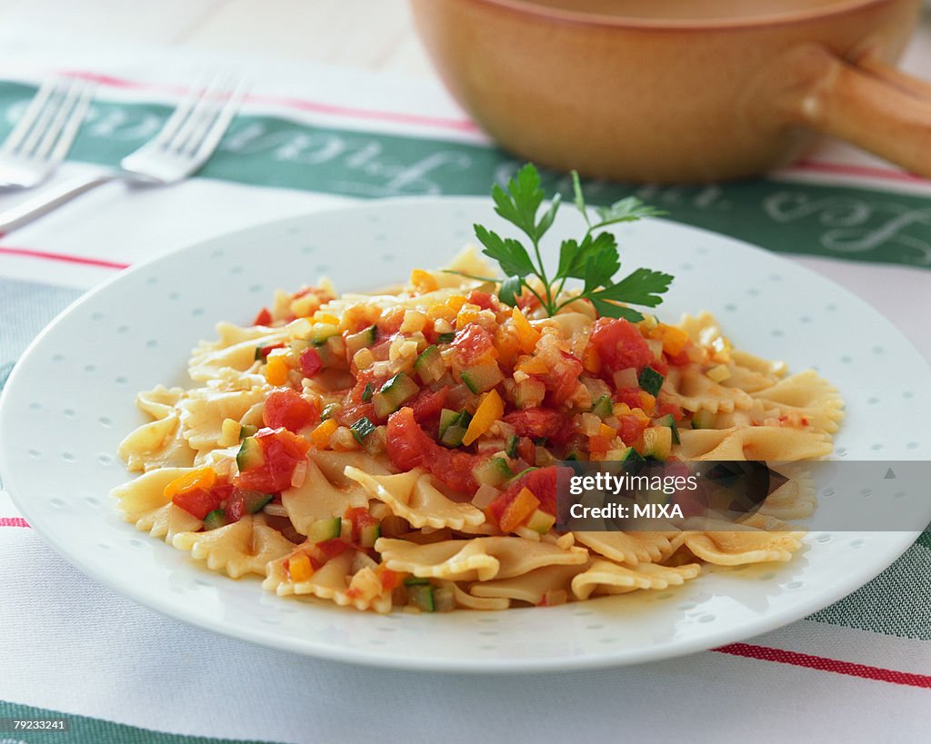 Bow tie pasta