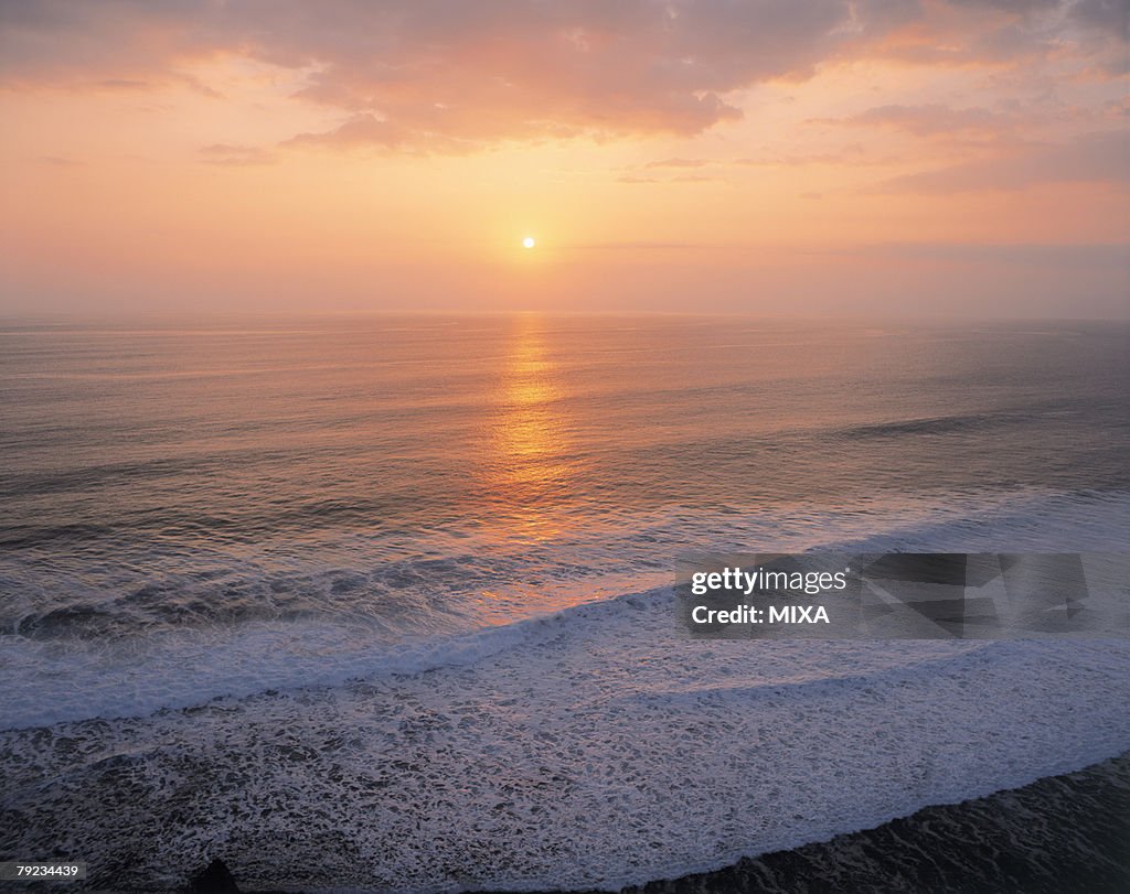 Sunset in Bali, Indonesia