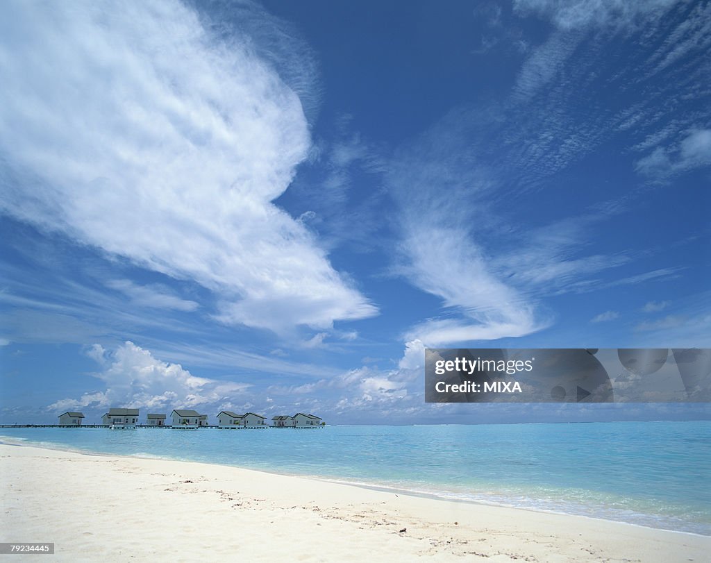 Cloudscape in Maldives