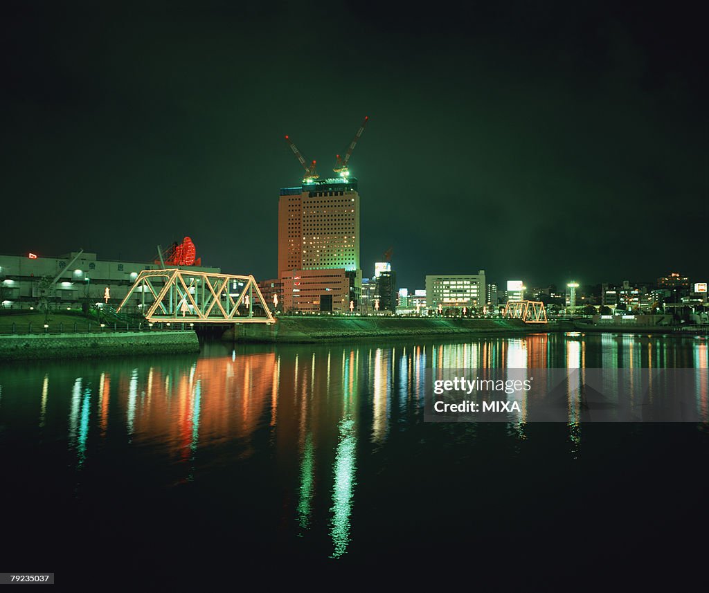 Night View in Yokohama, Japan