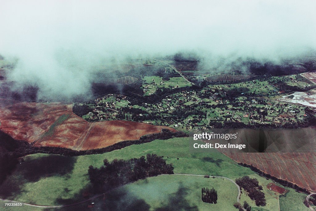 Aerial view of Maui, Hawaii, USA