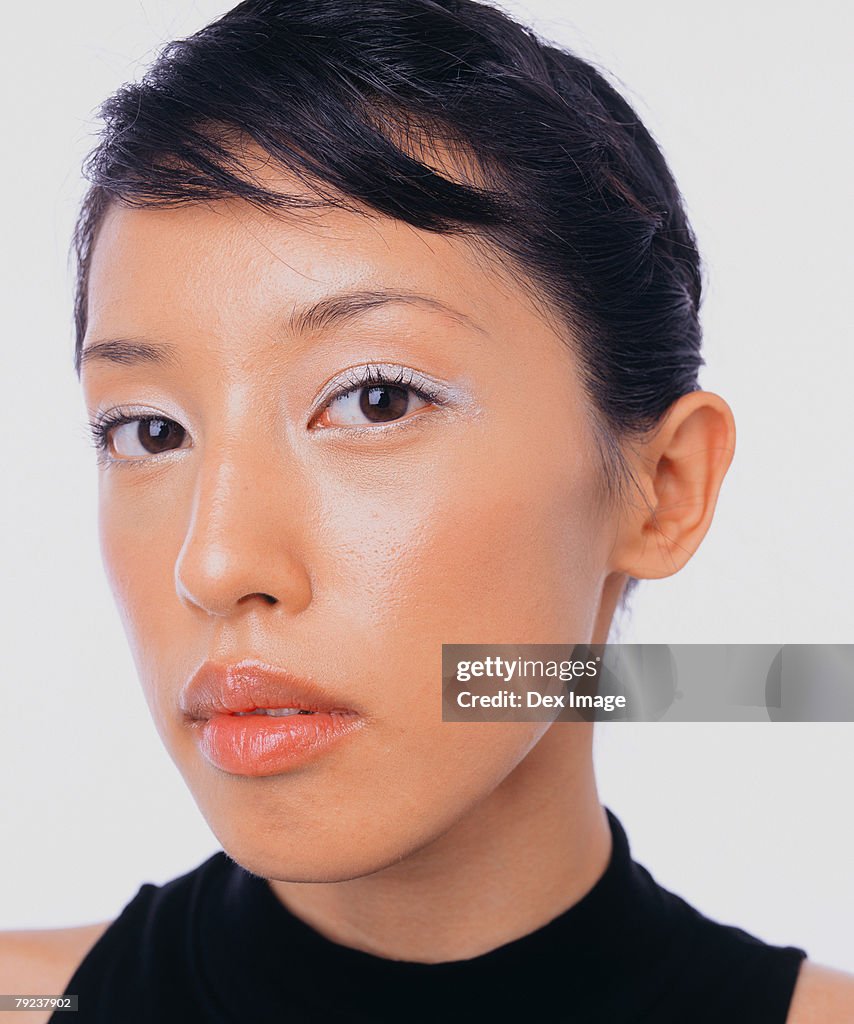 Young woman, close-up, portrait