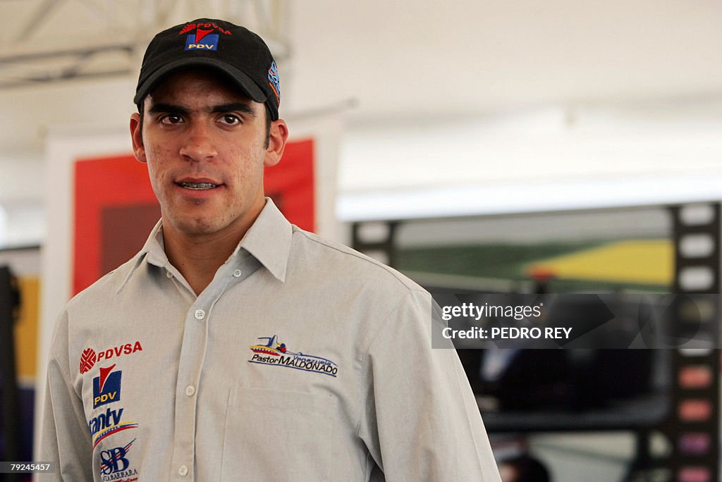 Venezuelan GP2 driver Pastor Maldonado p