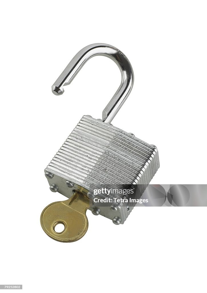 Still Life Of Lock And Key High-Res Stock Photo - Getty Images