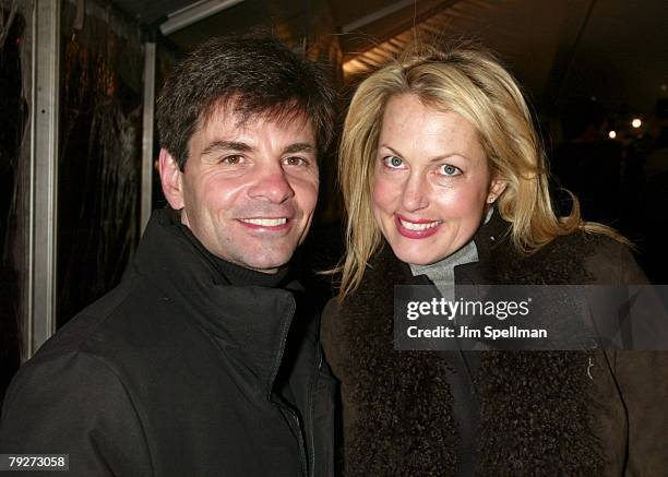 George Stephanopoulos and Alexandra Wentworth