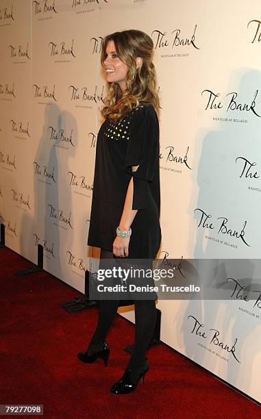 Actress Joanna Garcia arrives at The Bank Nightclub at Bellagio Hotel and Casino Resort Grand Opening on January 26, 2008 in Las Vegas, Nevada.