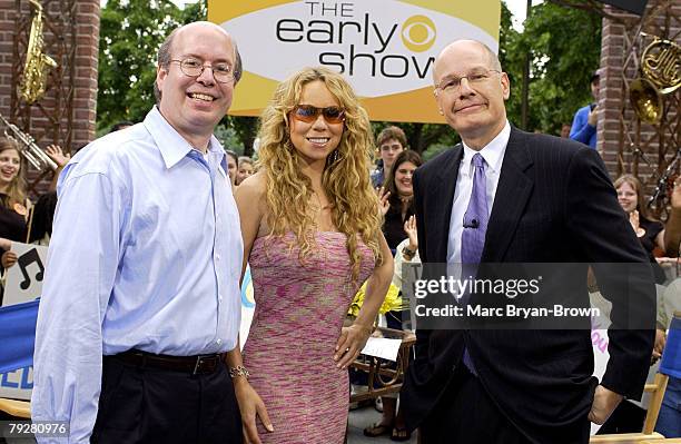 S Save the Music Bob Morrison, Mariah Carey and CBS's The Early Show Anchor Harry Smith