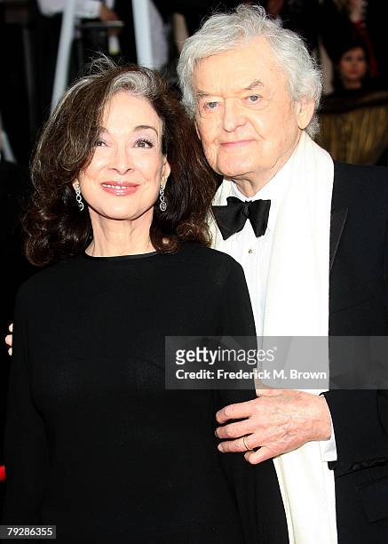 Actors Dixie Carter and Hal Holbrook arrive at the 14th annual Screen Actors Guild awards held at the Shrine Auditorium on January 27, 2008 in Los...