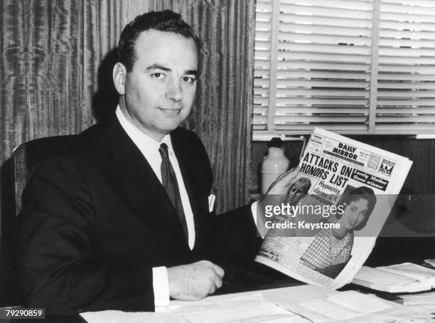 Media tycoon Rupert Murdoch takes over Sydney tabloid the Daily Mirror, May 1960.