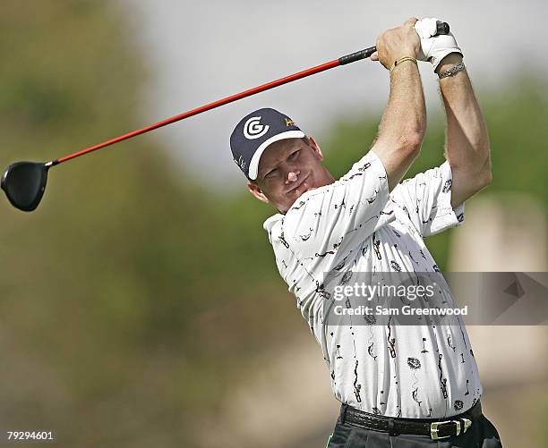 Woody Austin during the second round of the Arnold Palmer Invitational presented by MasterCard held at the Bay Hill course in Orlando, Florida on...