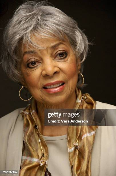 Ruby Dee at the "American Gangster" press conference at the Mandarin Oriental Hotel in New York City on October 19, 2007.