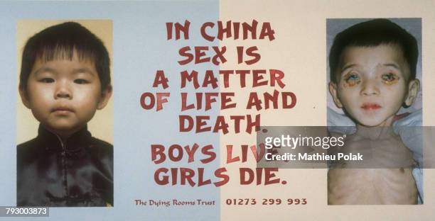 Campagne en faveur des orphelins chinois et notamment des petites filles qui sont sacrifiées dans les orphelinats en Chine.