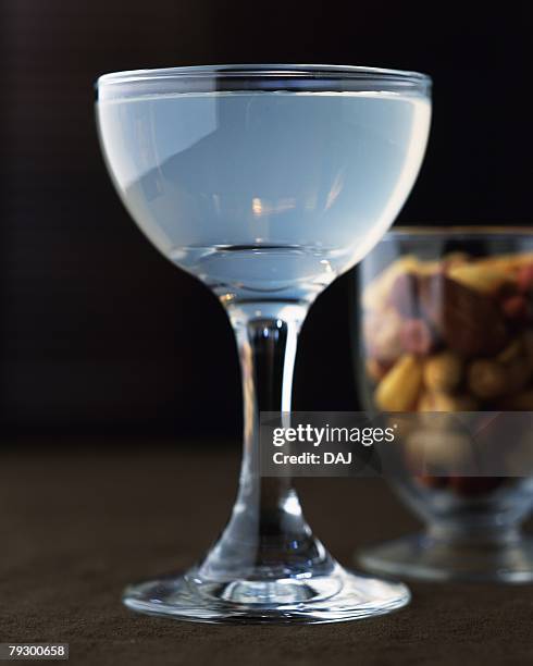 cocktail, balalaika, front view, differential focus - balalaika stock pictures, royalty-free photos & images