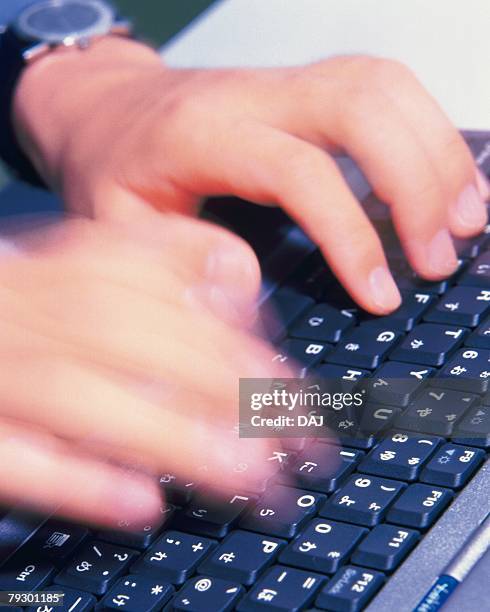 Someone Using A Keyboard 144 Wrists At Keyboard Stock Photos, High-Res Pictures, and Images ...