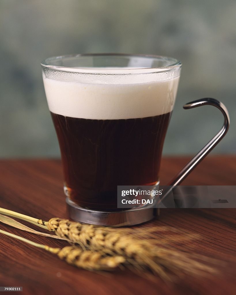 Irish Coffee and Oats, Full Frame, Differential Focus, Front View