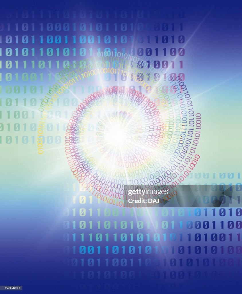 Computer Lingo Graphics Spiral Of Computer Language Computer Graphics Composition High-Res ...