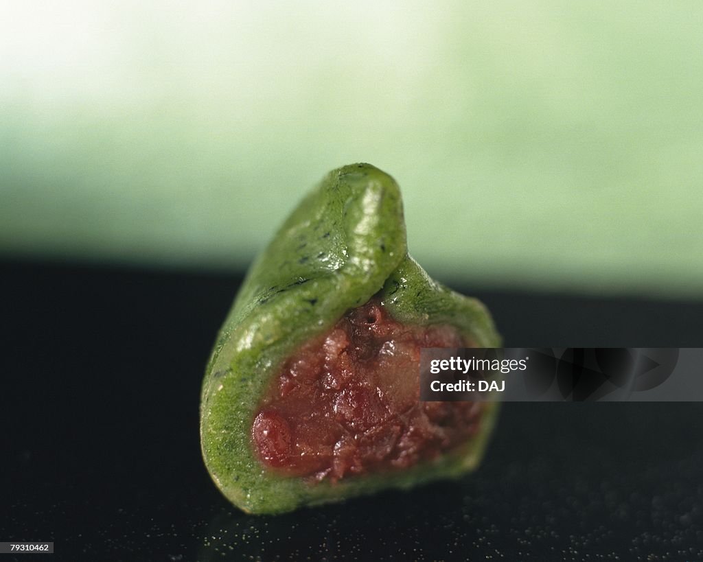 Wagashi called Kusadaihuku, Close Up, Differential Focus