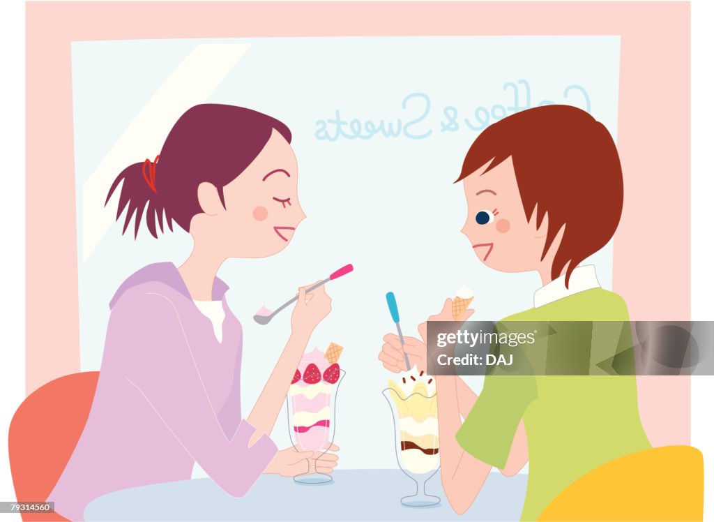 Tea Time, Illustrative Technique