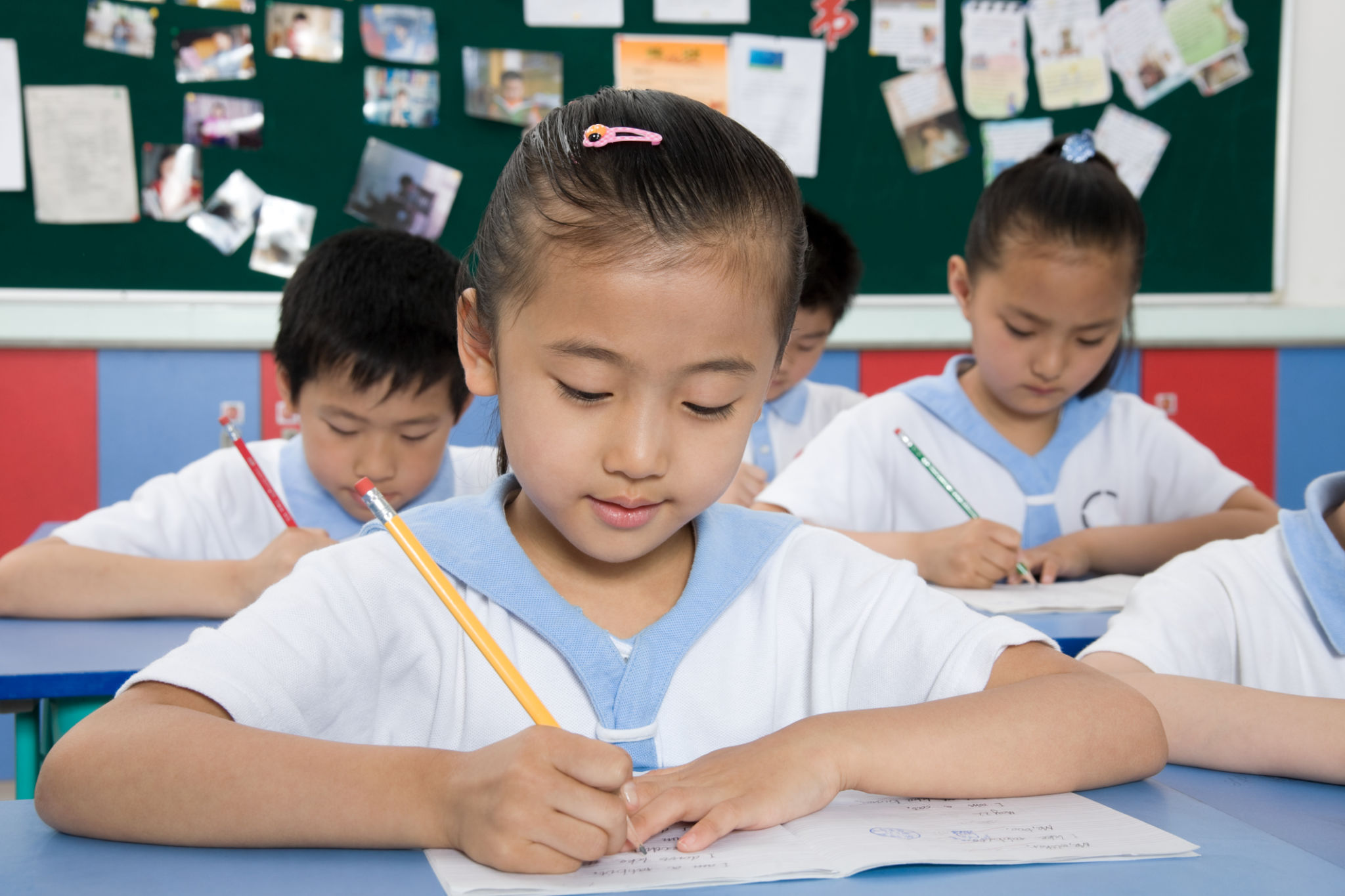 children learning