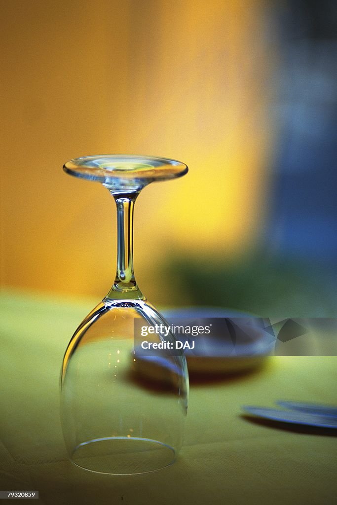 Wine Glass, Close Up, Differential Focus