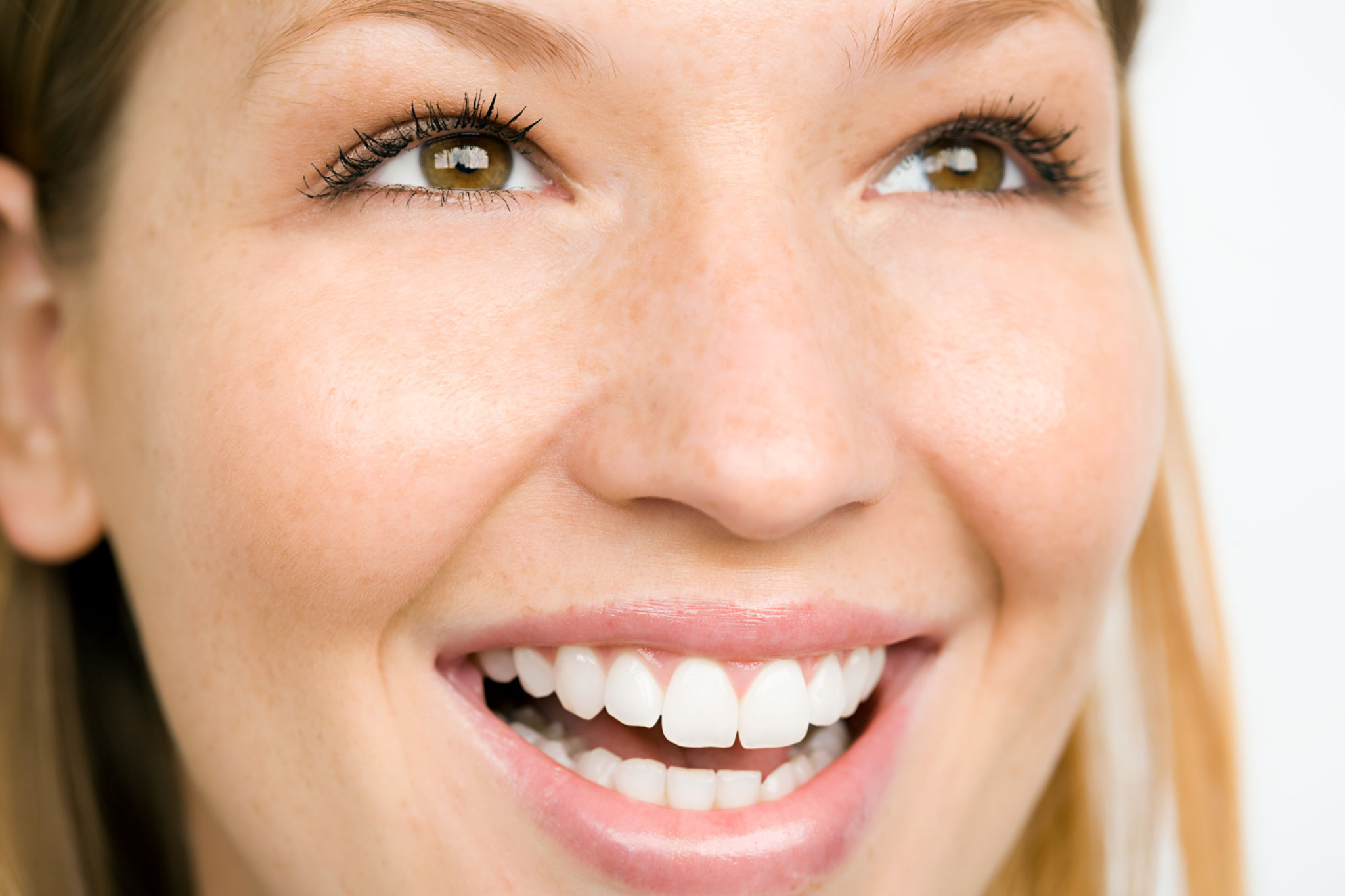 woman smiling