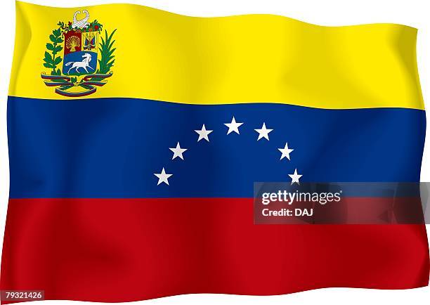 venezuelan flag - venezuelan culture stock illustrations