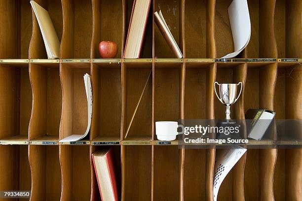 pigeon holes - pigeon hole stock pictures, royalty-free photos & images
