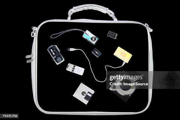 x ray of objects in bag - airport x ray images stock pictures, royalty-free photos & images