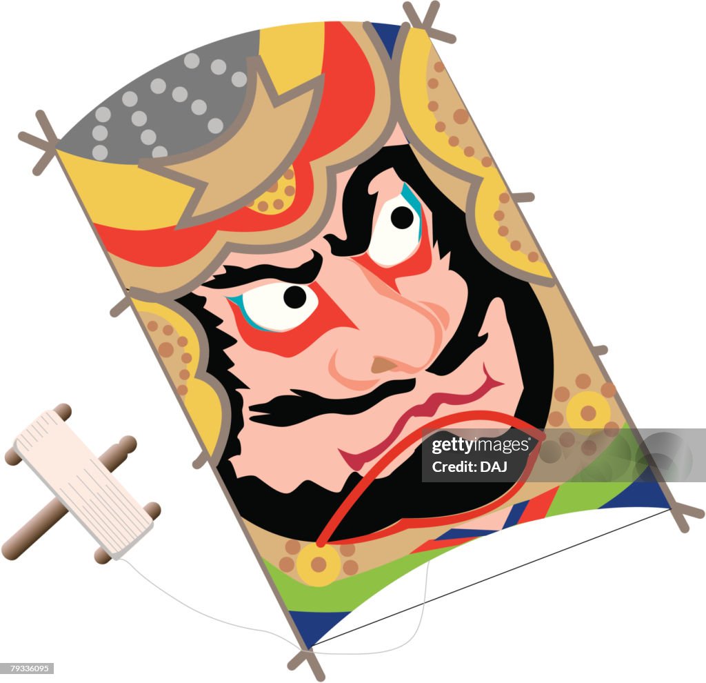 Japanese paper kite, tako, Japan