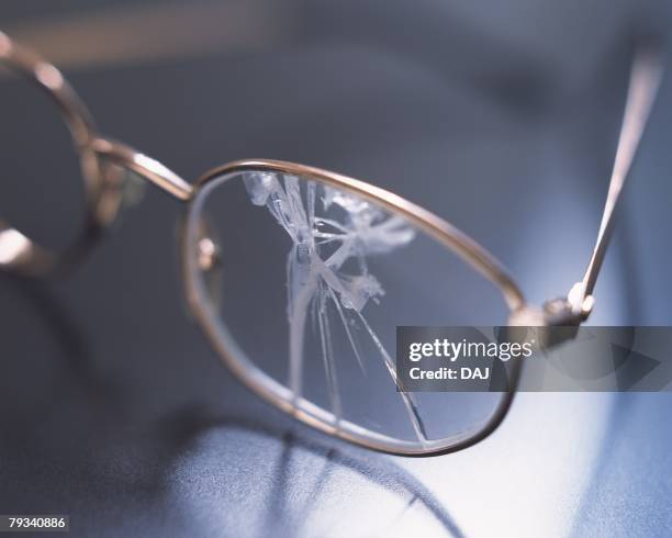 broken glasses - broken glasses stock pictures, royalty-free photos & images