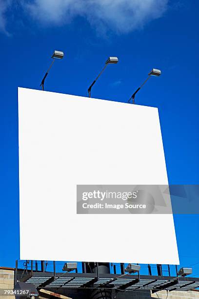 blank billboard - vertical billboard stock pictures, royalty-free photos & images