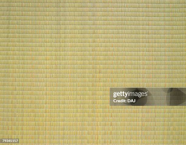 japanese mat made from thick straw - tatami mat stock pictures, royalty-free photos & images