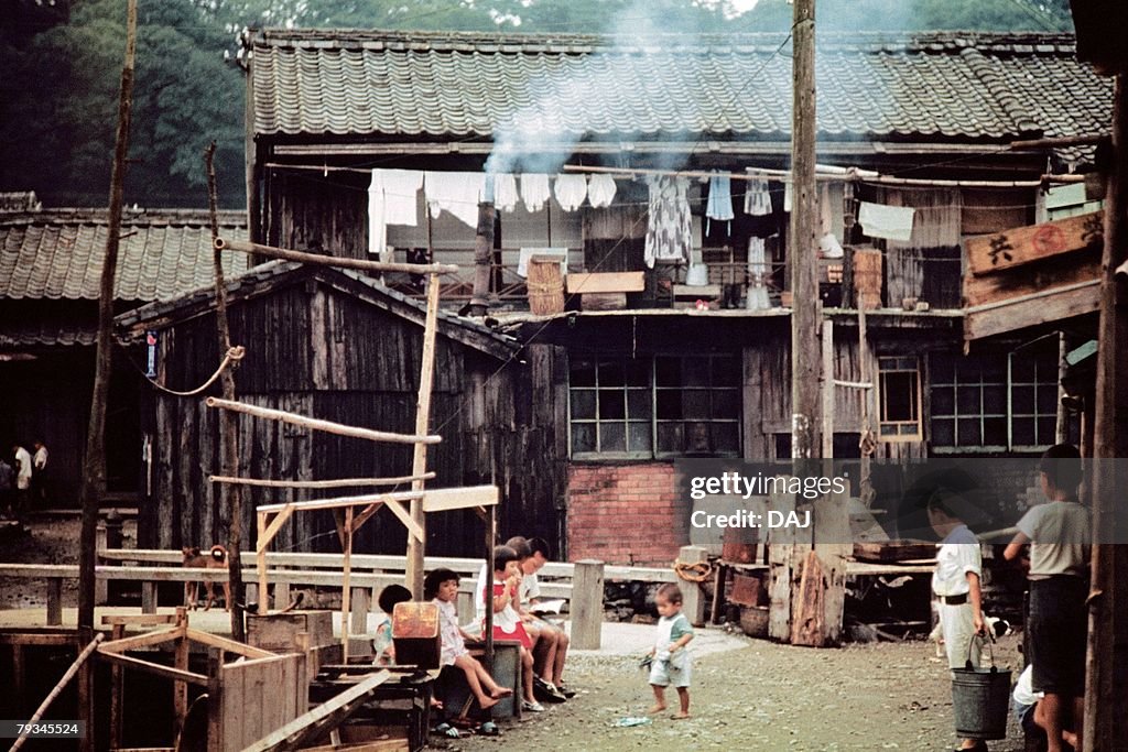 Back street of Shibuya in Showa