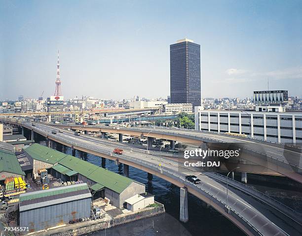 the trading center building in showa - showa period stockfoto's en -beelden