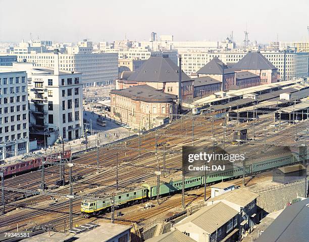 tokyo station - showa period stockfoto's en -beelden