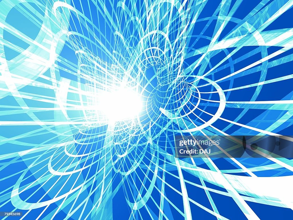 Line 3d Computer Graphics Computer Graphics Of Light And Curved Lines Cg 3d Image High-Res Stock ...