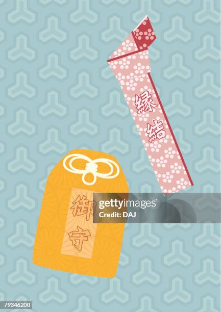 omamori, painting, illustration, illustrative technique - valuable painting protected stock illustrations