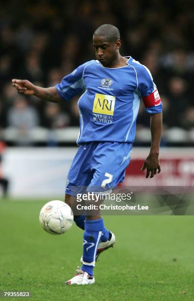 Adam Newton of Peterborough United in action during the FA Cup Sponsored by e.on Fourth Round match between Peterborough United and West Bromwich...