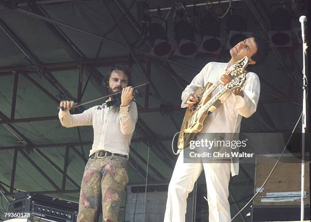 Mahavishnu Orchestra 1974 Jean-Luc Ponty and John McLaughlin at Knebworth Festival