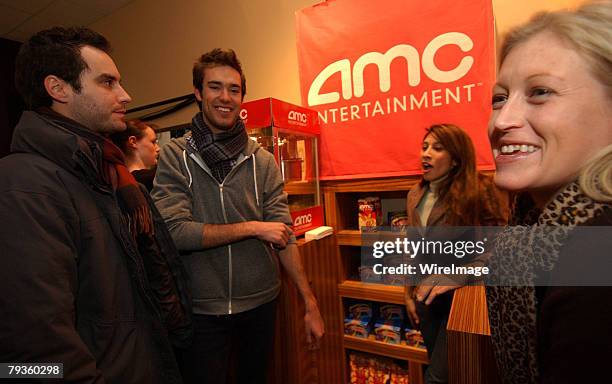 Austin Schumacher, actor/producer Sean Douglas, Monica M. Jaramillo, and NMA Account Executive Alison E McManus attend AMC at the Holllywood Life...