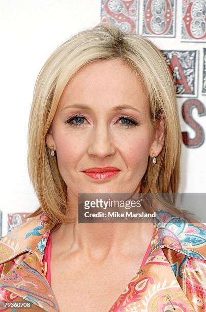 Rowling poses during the South Bank Show Awards 2008 held at The Dorchester on January 29, 2008 in London, England.