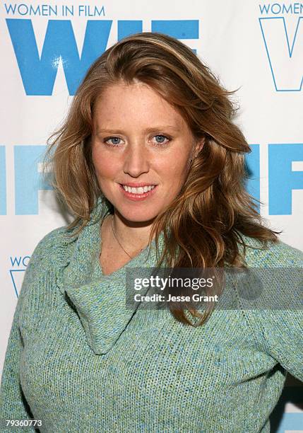 Actress Amy Redford at the Women in Film panel at 350 Main Street on January 20, 2008 in Park City, Utah.