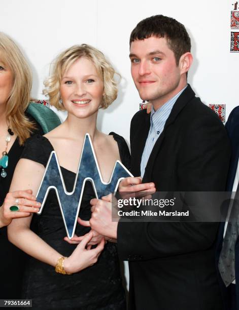 Joanna Page and Mathew Horn attends the South Bank Show Awards 2008 held at The Dorchester on January 29, 2008 in London, England.