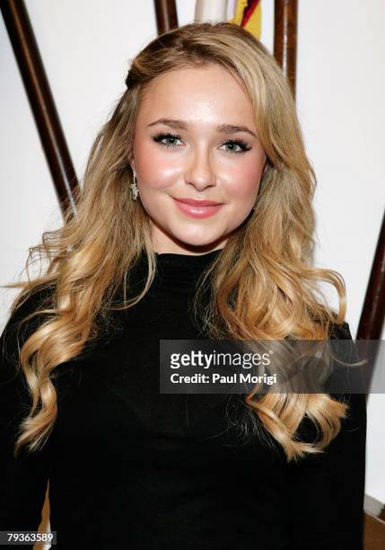 Actress and Save The Whales Again! spokesperson Hayden Panettiere attends a press conference to gain support to end commercial whaling at the...