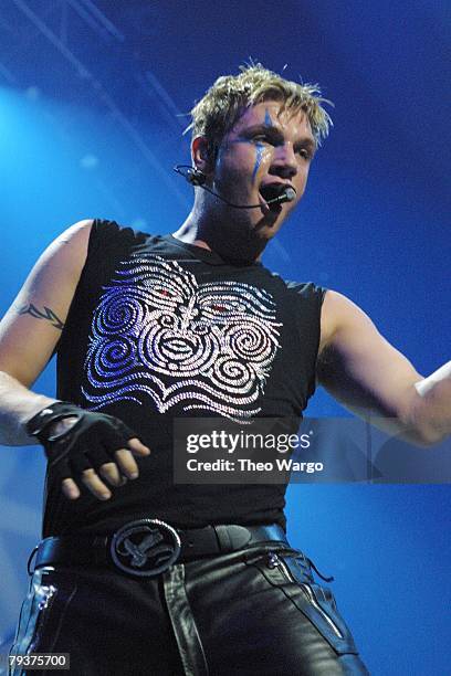 Nick Carter of the Backstreet Boys