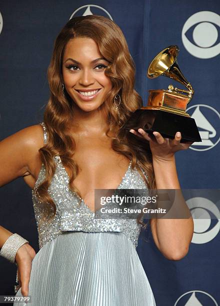 Beyonce, winner Best Contemporary R&B Album for "B'Day"