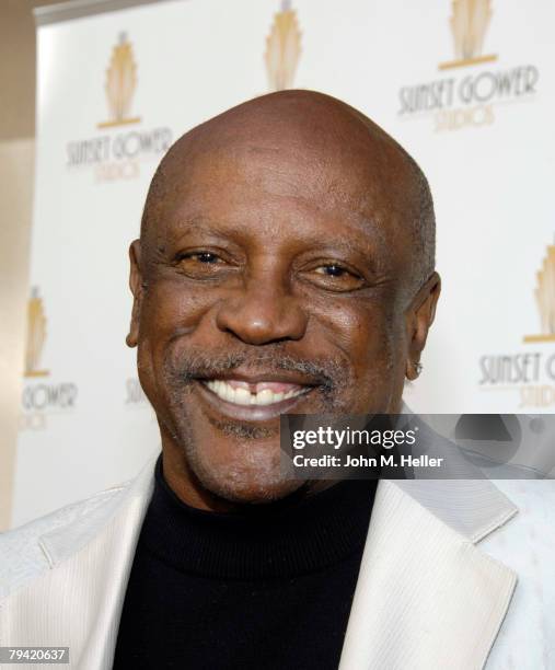 Louis Gossett, Jr. Attends the dedication of the new Stanley Kramer Theater at the Sunset Gower Studios on January 30, 2008 in Hollywood, California.